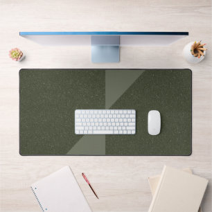 Diagonal Split Moss Green Desk Mat – Customizable