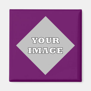 Diagonal Square Photo Frame Magnet