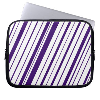 Diagonal Stripe ~ Indigo Laptop Sleeve