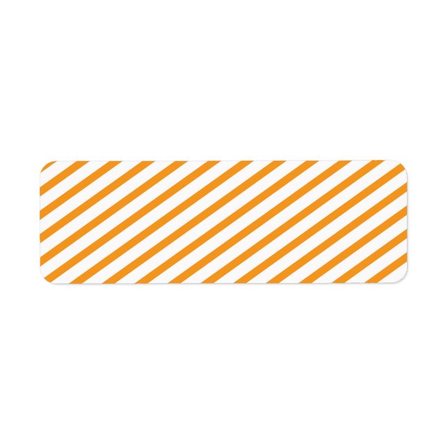 Diagonal Stripe Orange Pattern (Front)