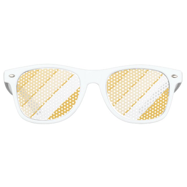 diagonal striped retro sunglasses (Front)