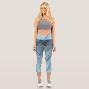 Diagonal stripes background 4 capri leggings