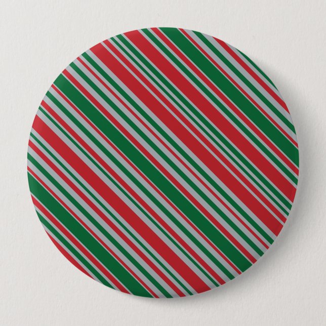 Diagonal stripes background 4 inch round button (Front)