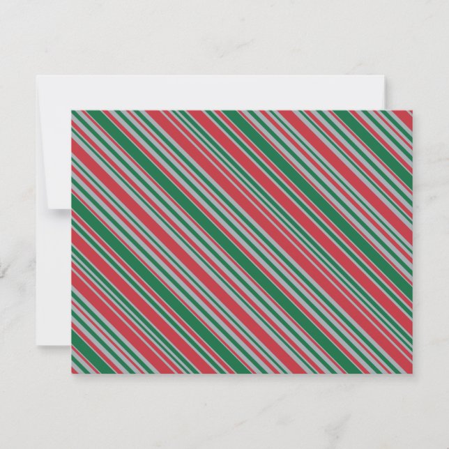 Diagonal stripes background card (Front)