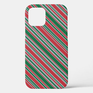 Diagonal stripes background iPhone 12 case