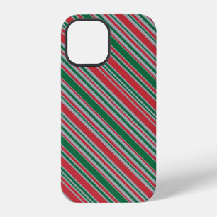 Diagonal stripes background iPhone 12 case
