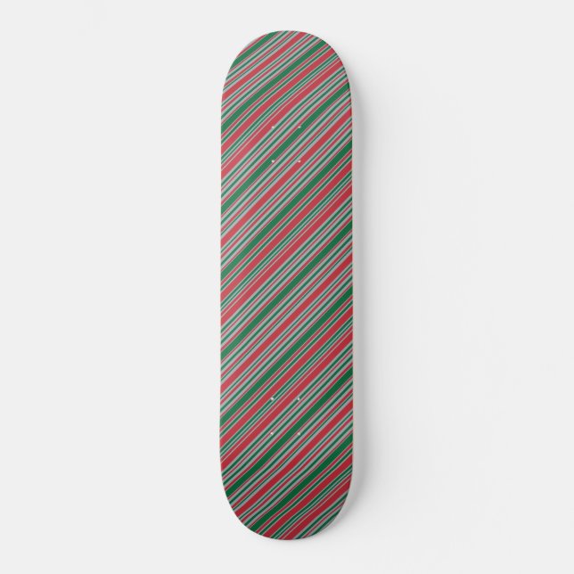 Diagonal stripes background skateboard (Front)