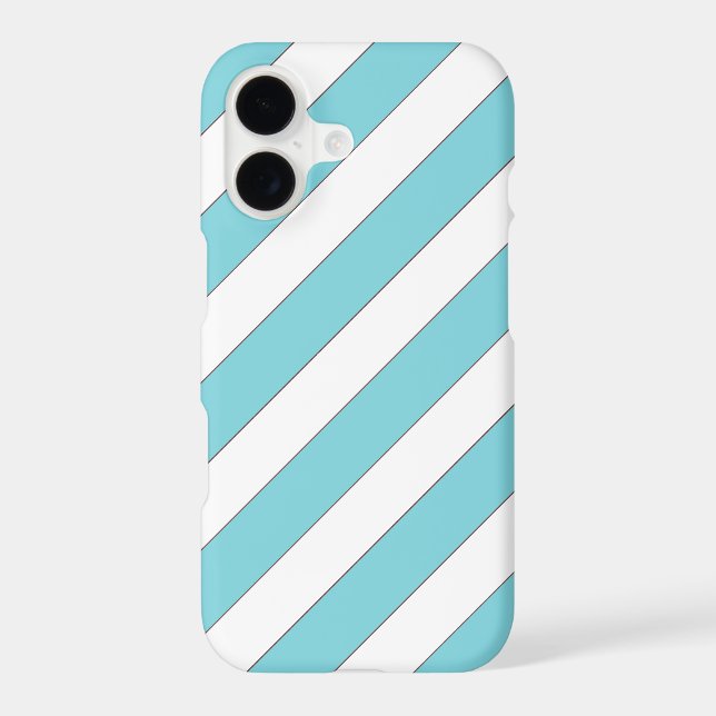 diagonal stripes light blue iPod touch (5th genera (Back)