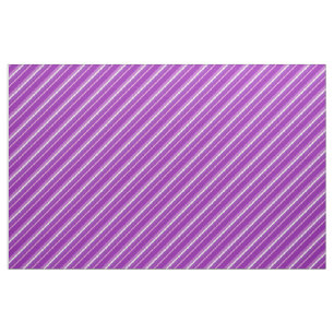 Diagonal Stripes Purple Fabric