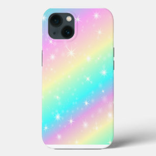 Diagonal Unicorn Pastel Rainbow Colour  iPhone 13 Case
