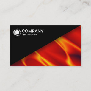Diagonal V2 - Black - Abstract 120716(08) Business Card