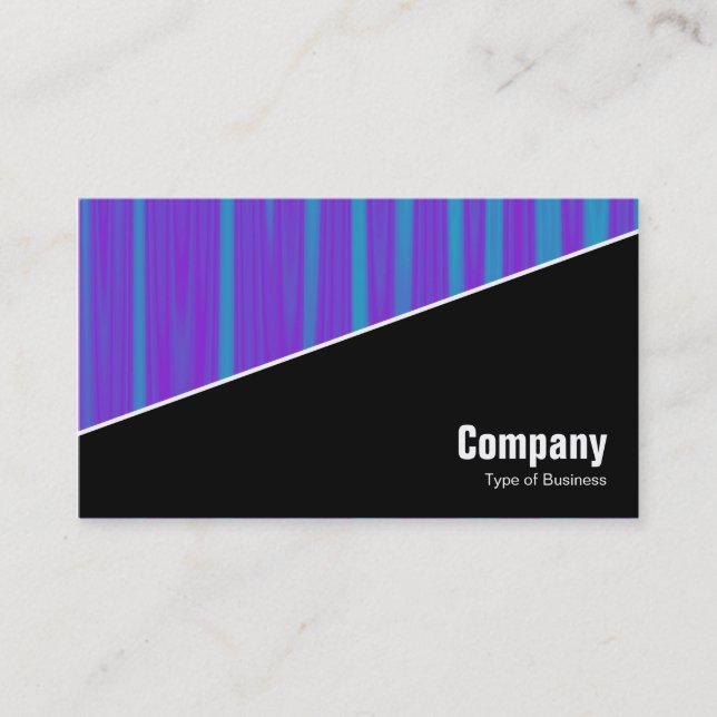 Diagonal V3 - Black - Abstract 090716(04) Business Card (Front)