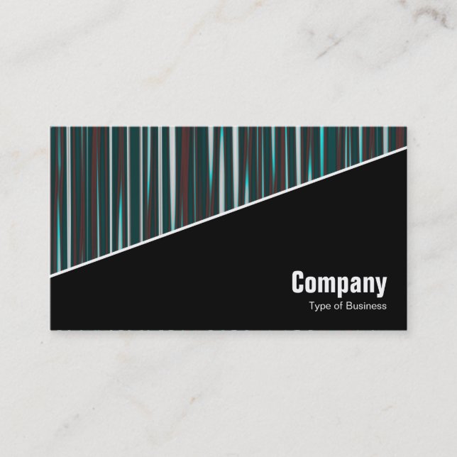 Diagonal V3 - Black - Abstract 130716(01) Business Card (Front)