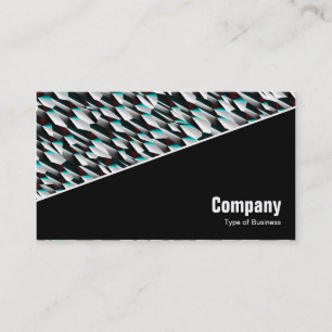 Diagonal V3 - Black - Abstract 190716(06) Business Card