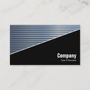 Diagonal V3 - Black - Chrome Tubes Business Card