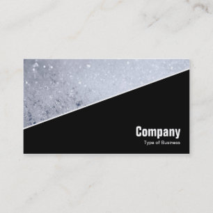 Diagonal V3 - Black - Soap Bubbles Business Card