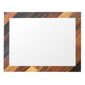 Diagonal Wood Flooring Notepad