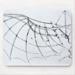 Diagram of a mechanical wing mouse pad