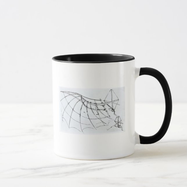 Diagram of a mechanical wing mug (Right)