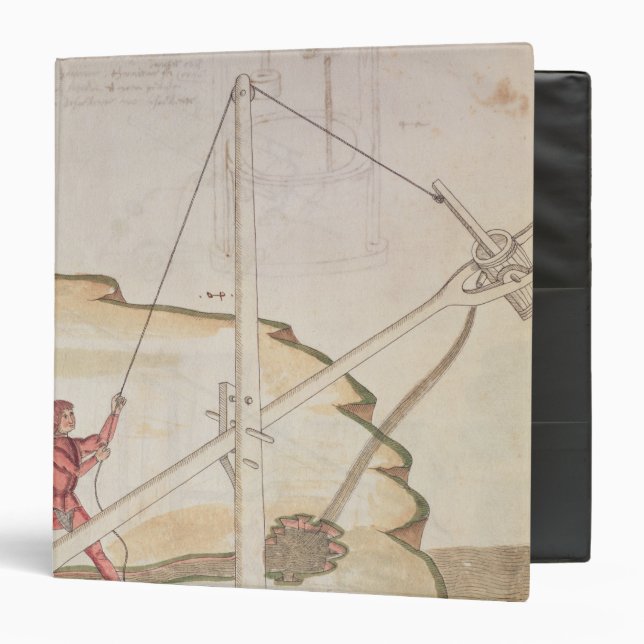 Diagram of a method of supplying water binder (Front/Inside)