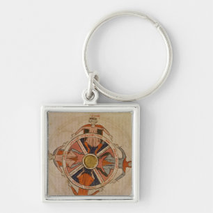 Diagram of Seasons from the `Poems in Provencal' Keychain