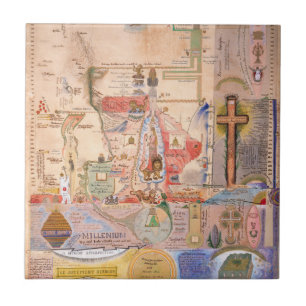 Diagram of the Apocalypse by Henry Dunant Tile