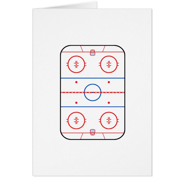 Diagramme de la patinoire Hockey Jeu Compagnon (Devant)