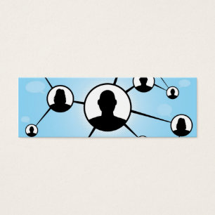 Diagramme social d'amis de médias