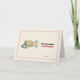 Dial-Up Modem Greeting Card