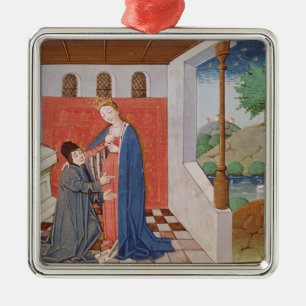 Dialogue between Boethius and Philosophy Metal Ornament