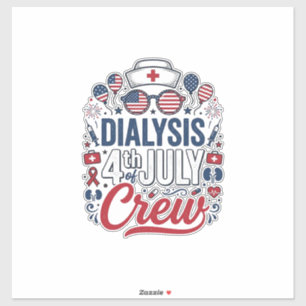 Dialysis 4th of July Crew Nurse Patriotic Shirt De