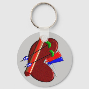 Dialysis And Kidney Design Gifts Keychain