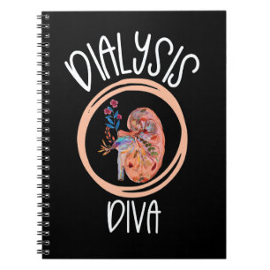 Dialysis Diva Kidney Nurse Dialysis Technician App Notebook