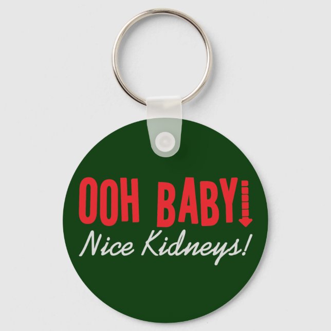 Dialysis Humour Gifts & T-shirts Keychain (Front)