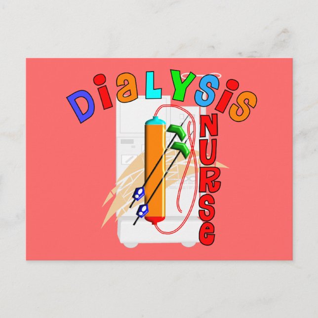 Dialysis Nurse Gifts Postcard (Front)