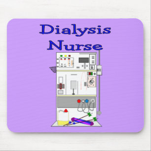 Dialysis Nurse Gifts-Unique Machine Design Mouse Pad