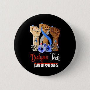 Dialysis Nurse Nephrology Kidney Disease Nursing 1 2 Inch Round Button