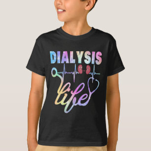 Dialysis Nurse Nephrology Kidney Disease Nursing 4 T-Shirt