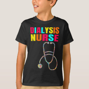 Dialysis Nurse Nephrology Kidney Disease Nursing 4 T-Shirt
