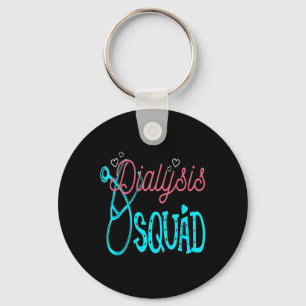 Dialysis Nurse Nephrology Kidney Disease Squad  Keychain