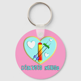 Dialysis Nurse T-Shirts and Gifts Keychain