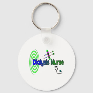 "Dialysis Nurse" Unique graphics Gifts Keychain
