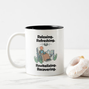 Dialysis Patient Revitalizing Recovery Party Two-Tone Coffee Mug