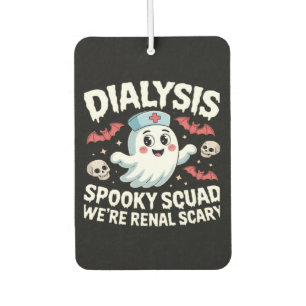 Dialysis Spooky Squad Renal Halloween Nephrology N Air Freshener