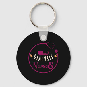 Dialysis Technician For Men Women Hemodialysis Nur Keychain