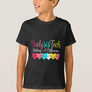 Dialysis Technician Heart Nephrology - Kidney Hear T-Shirt