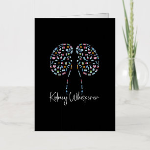 Dialysis Technician Kidney Whisperer Tech Nurse Foil Greeting Card