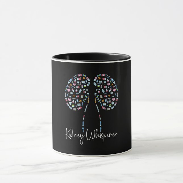 Dialysis Technician Kidney Whisperer Tech Nurse Mug (Center)