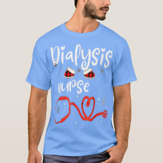 Dialysis Technician Nephrology Nurse Christmas 202 T-Shirt