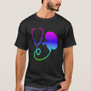Dialysis Technician Nurse Kidney Heartbeat T-Shirt